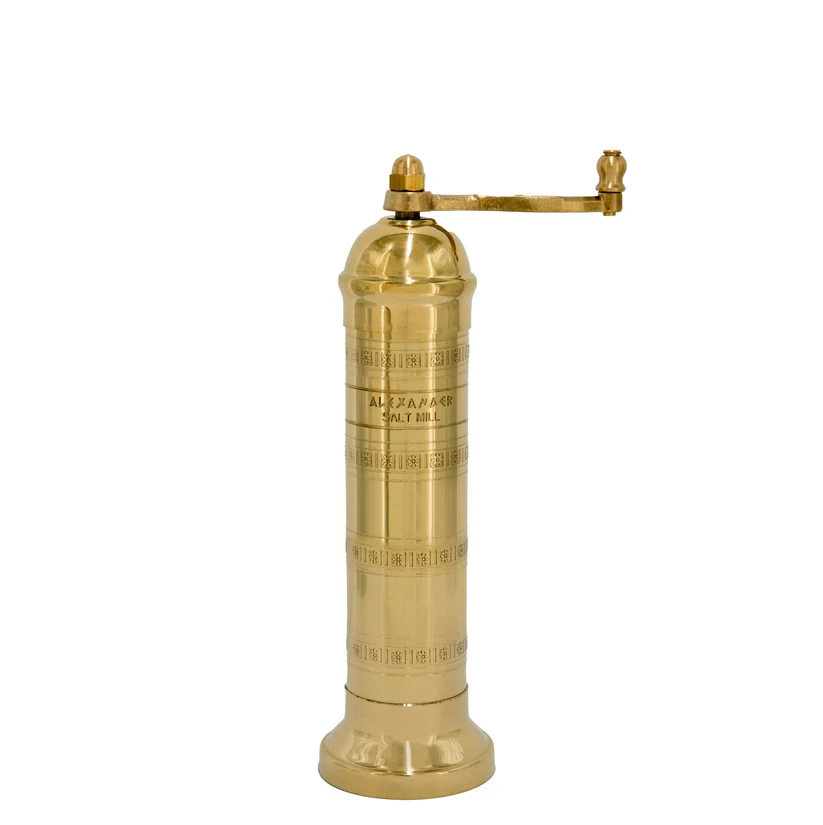 The Original Greek Salt Mill - 8" Brass - Image 1