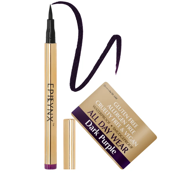 Waterproof Eyeliner for Sensitive Eyes (Dark Purple)